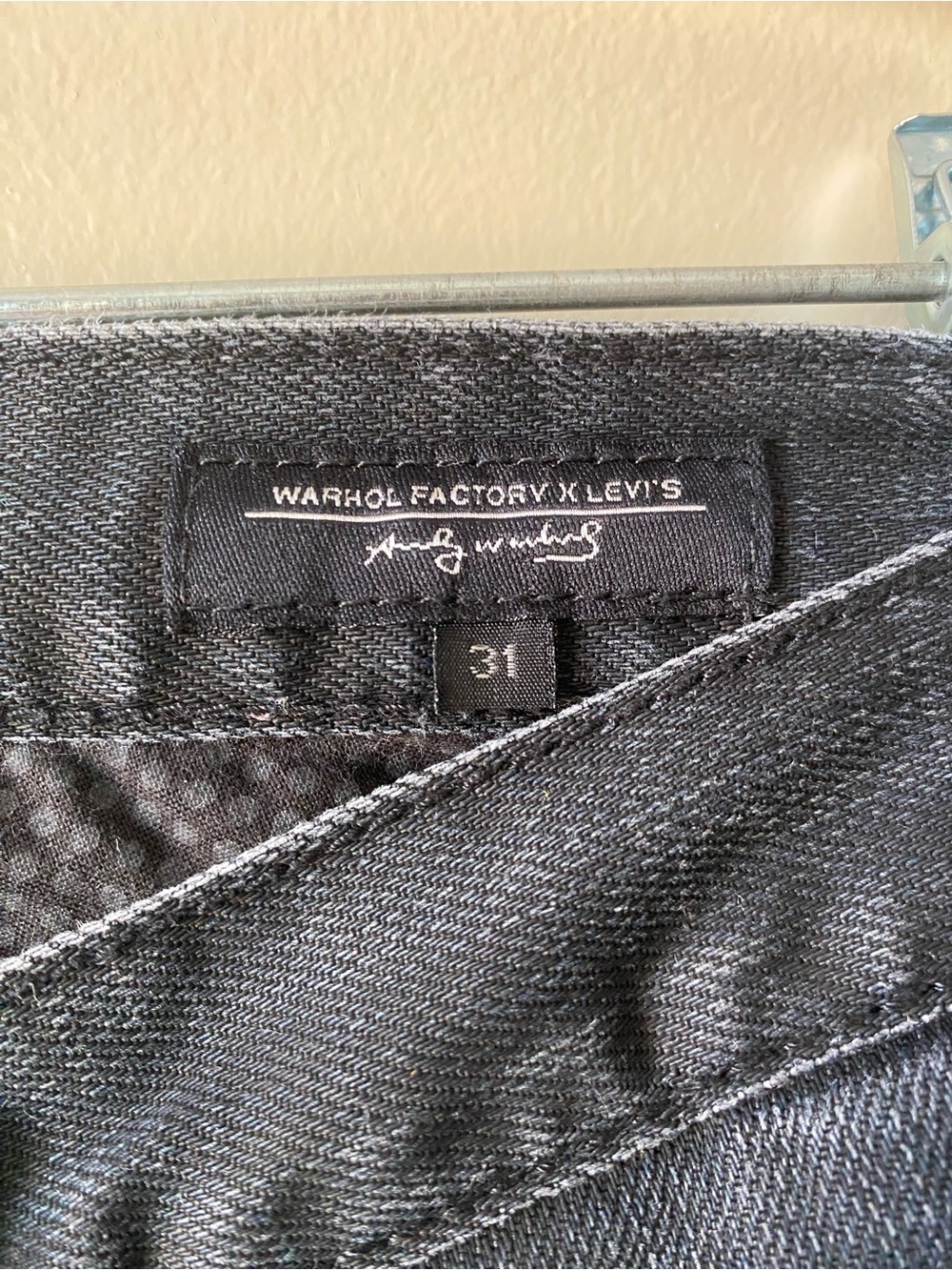 Rare Andy Warhol Factory x Levis Private Stock Denim 31x34, 202 / 260 - Picture 3 of 16